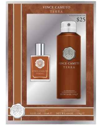 Vince Camuto Terra Men's 2-Pc. Gift Set 0.5oz EDT, 6oz Body Mist