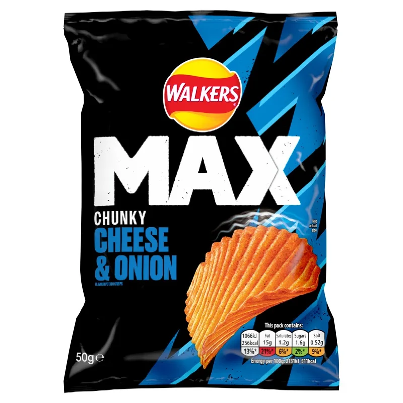 Walkers Max Cheese & Onion 50g