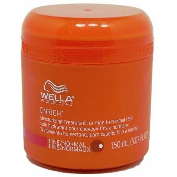 keratin shampoo for deep hair repair-Wella Enrich Moisturizing Treatment for Fine to Normal Hair 5.07 oz