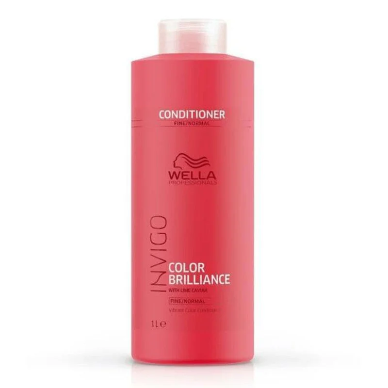 leave-in hair cream for frizz control-Wella INVIGO COLOR BRILLIANCE VIBRANT COLOR CONDITIONER 1000ML