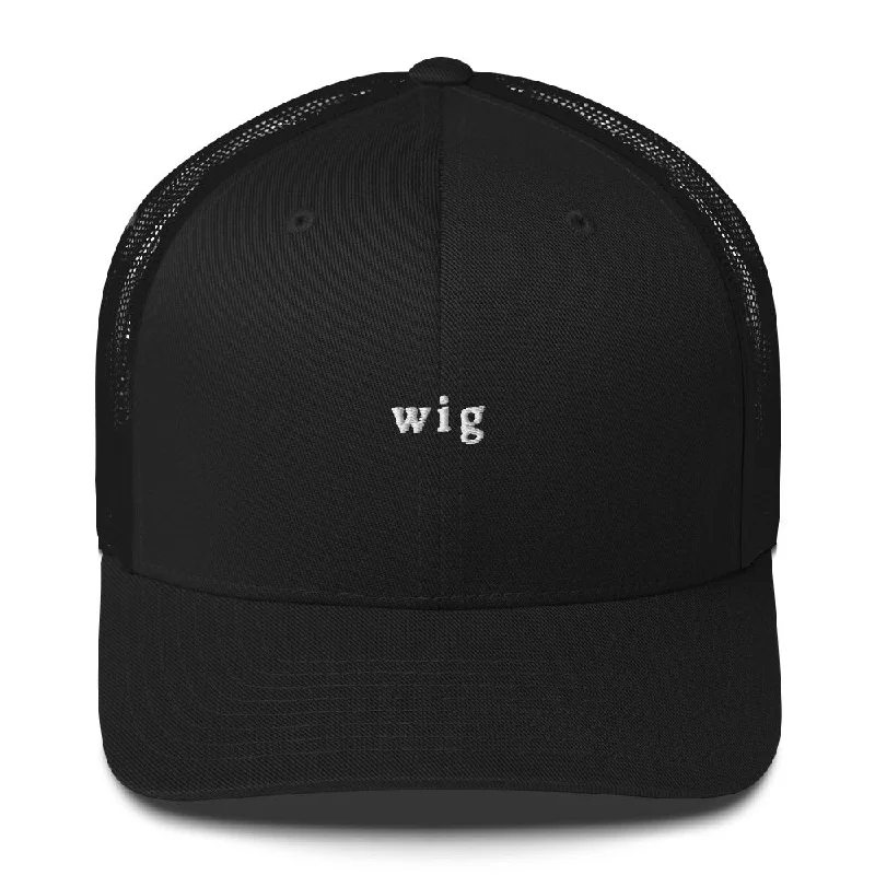 wigs for women with medium hair for a versatile look -"wig" Trucker Cap